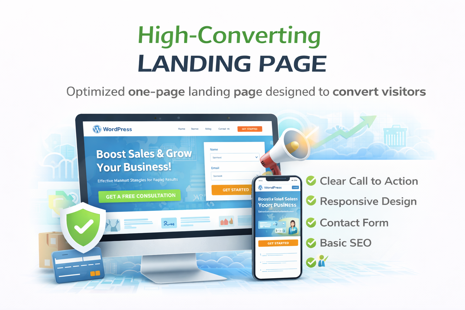 High-Converting Landing Page